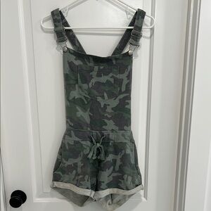 Camo Shorts Overalls Like New